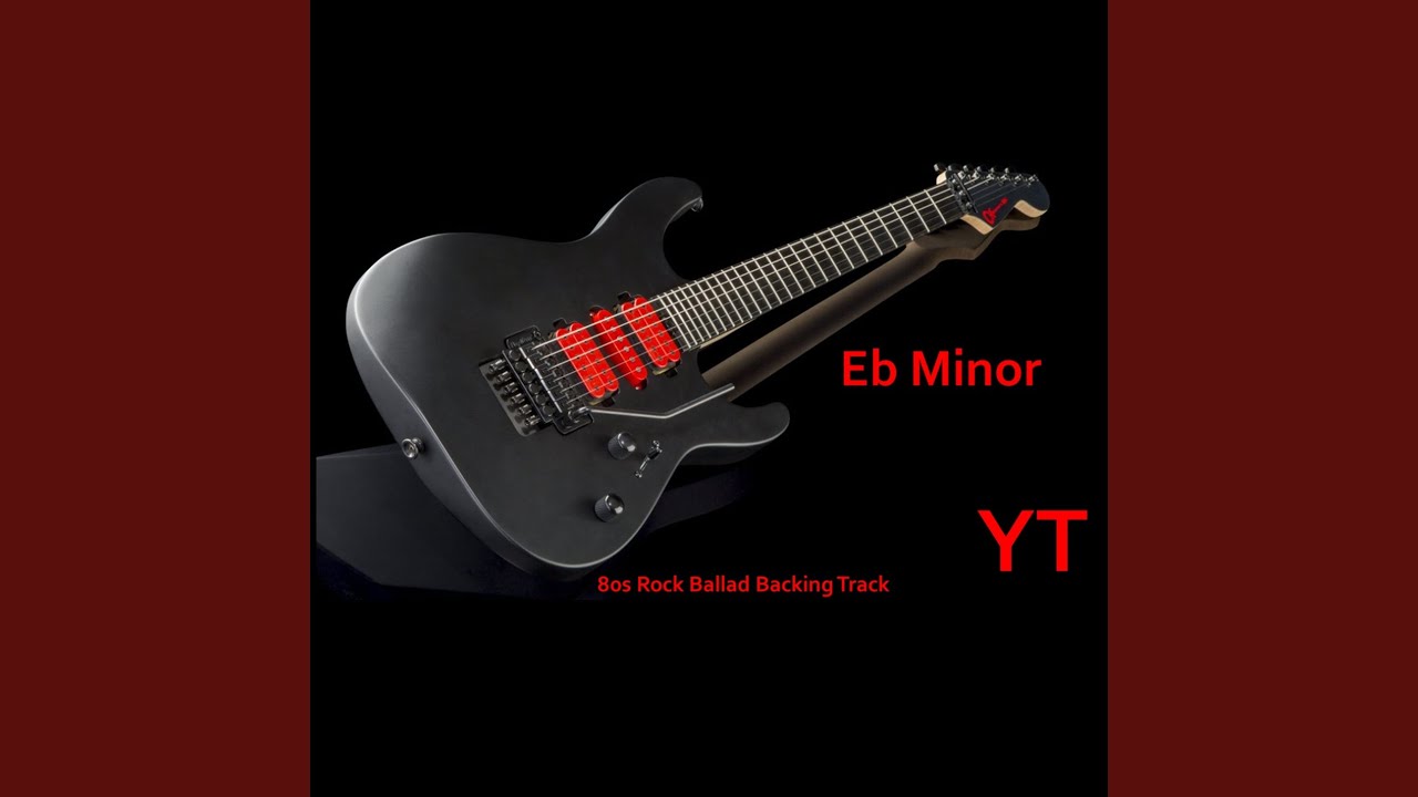 80s Rock Ballad Backing Track Eb Minor