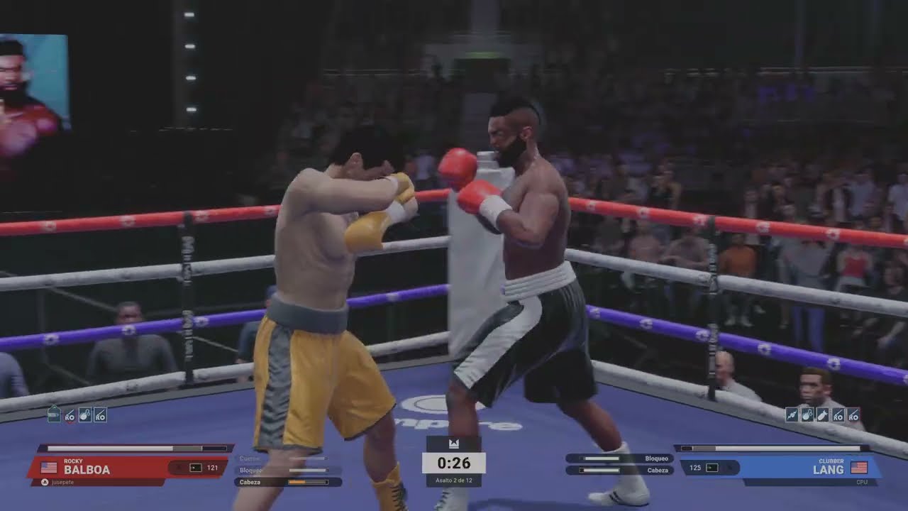 Combate por el título,Undisputed Rocky balboa modo carrera vs Clubber Lang parte 1 PS5