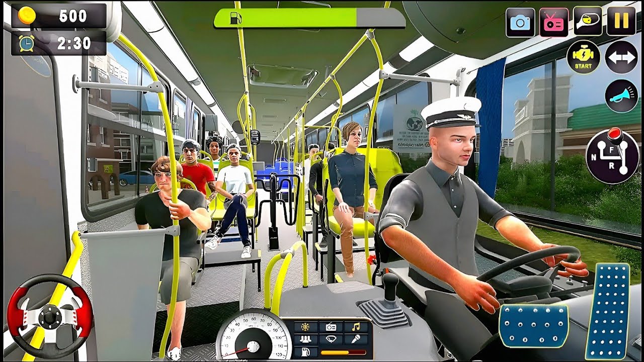 US Coach Bus Driving Simulator 3D 2025 - Realistic City Modern Bus Driver - Android GamePlay #6