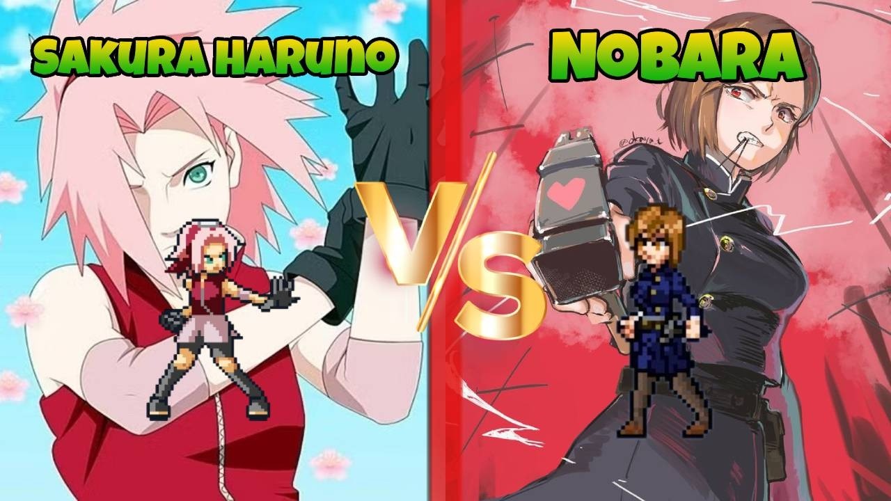 Jump Force MUGEN Sakura Haruno vs Nobara