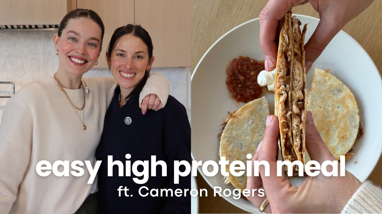 Quick & Healthy Meal Prep: High Protein Chicken Quesadillas | Who’s at My Door ft. Cameron Rogers