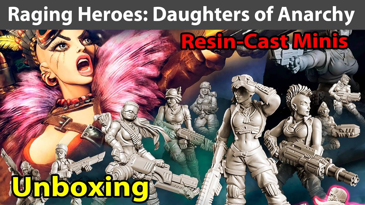 Raging Heroes: Daughters of Anarchy Unboxing