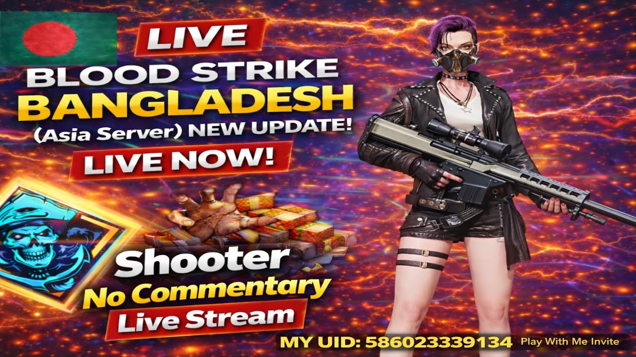 Blood Strike Live  | Asia Server Sniper Gameplay | Shooter No Commentary Live