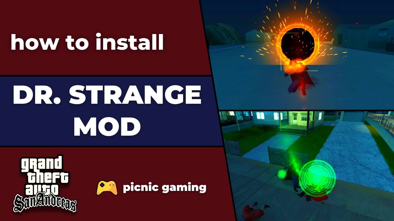 How to install Dr Strange Mod in Gta Sa | Best Doctor Strange Mod Gta Sa | Dr Strange vs Dormammu