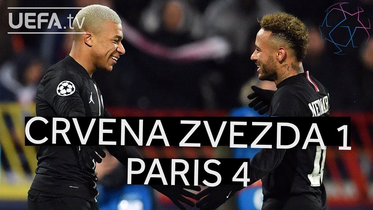 CRVENA ZVEZDA 1-4 PARIS #UCL HIGHLIGHTS
