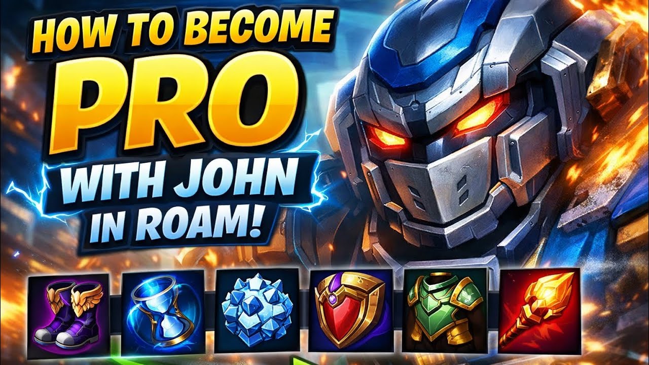 HOW TO BECOME A PRO🥶JOHNSON ROAM|| BEST BUILD🔥& GAMEPLAY MLBB~~ 