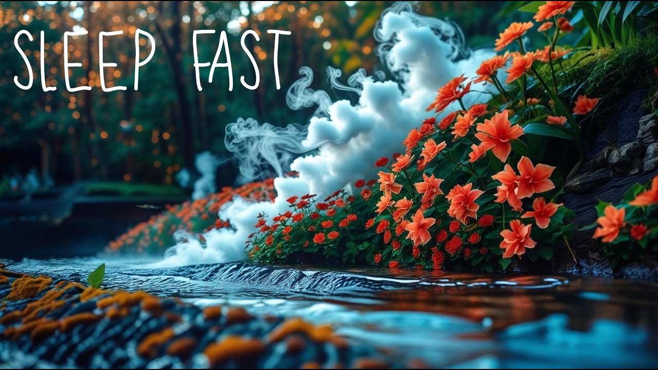 When Your Mind Won’t Stop — 7 Hz Deep Relaxation | Water Over Rocks | 3 Hours