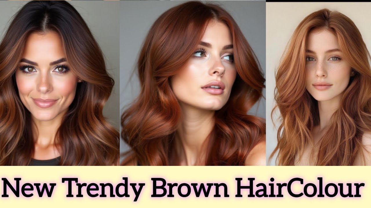 Best Brown Haircolour Trends 2024 || New chestnut Brown Hair Colour  | #stylesforall #brownhaircolor