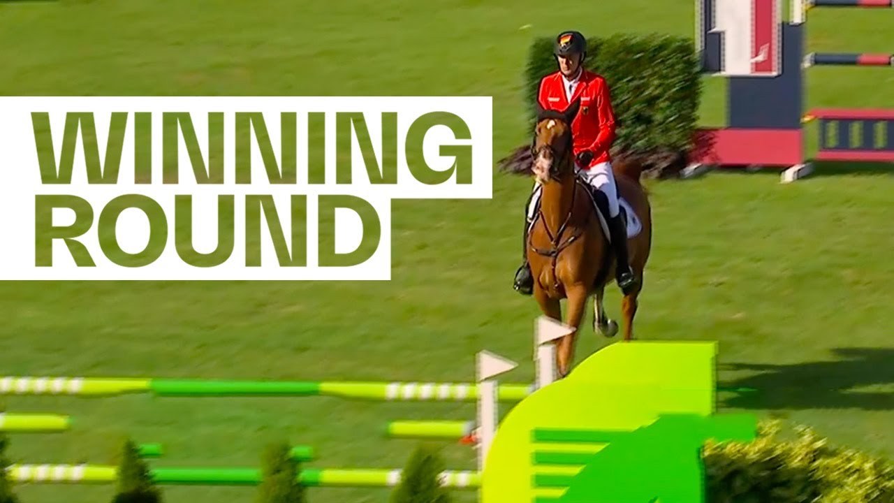 The new Jumping champion: Andre Thieme | Winning Round | FEI European Championship 2021