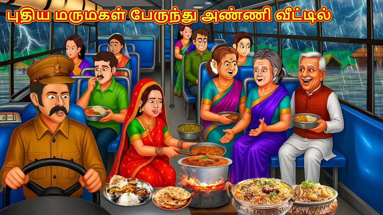 புதிய மருமகள் பேருந்து அண்ணி வீட்டில் | Tamil Kathaigal | Tamil Moral Stories | Bedtime Stories