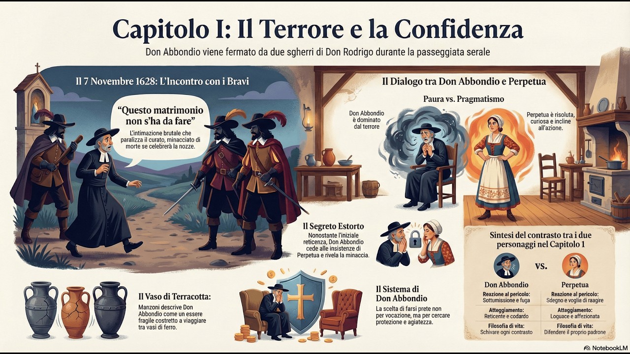 I PROMESSI SPOSI 3.0 - Capitolo 01:Don Abbondio e Perpetua:Il Ritratto della Paura e del Buon Senso