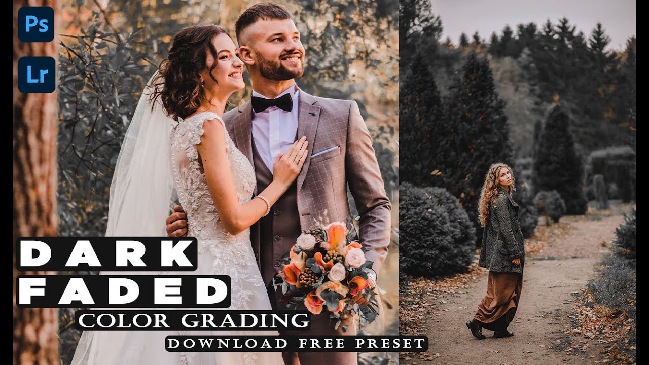 Camera Raw Preset Dark Faded Dramatic Color Grading | Photoshop Tutorial