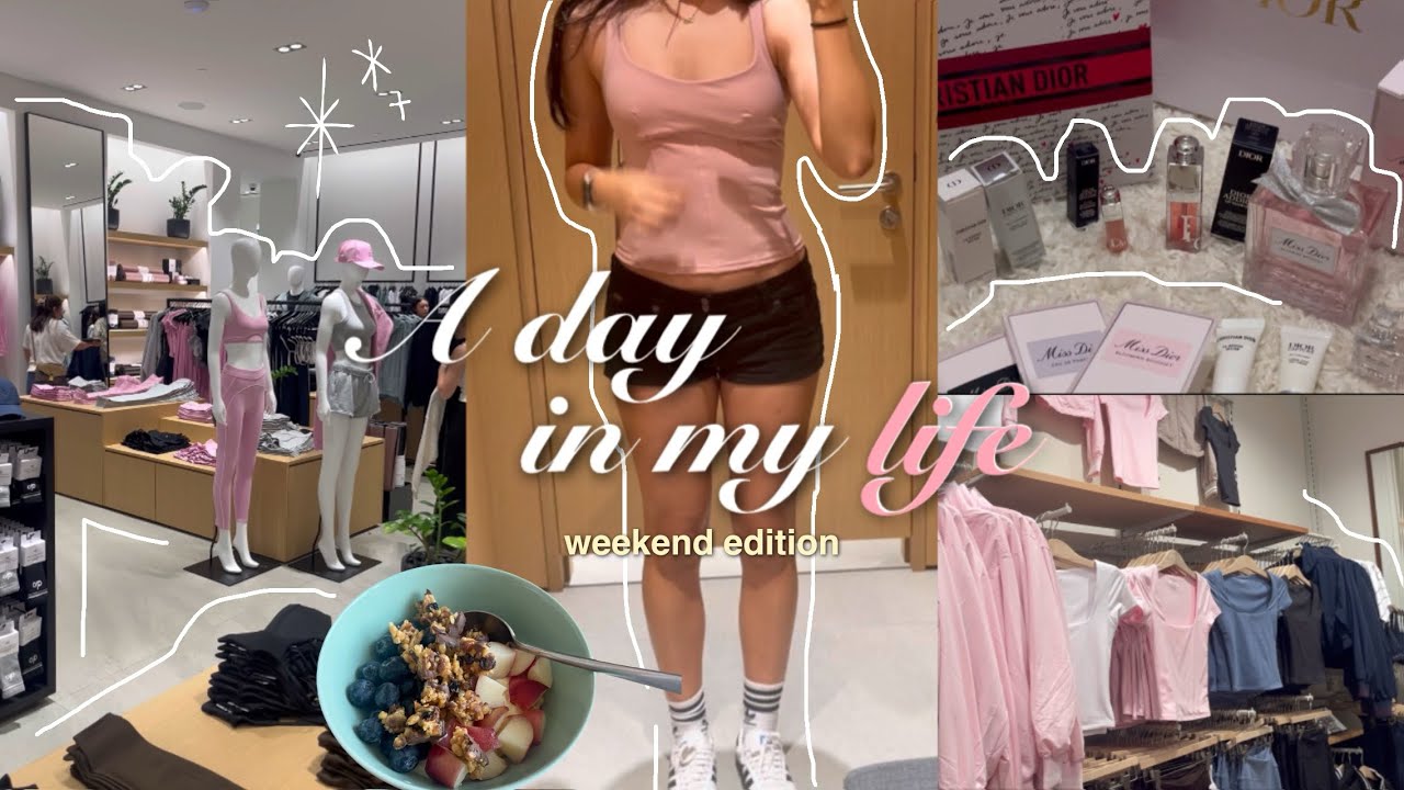 A day in my life🎀✨ | alo, shopping, dior haul, fireworks, weekend
