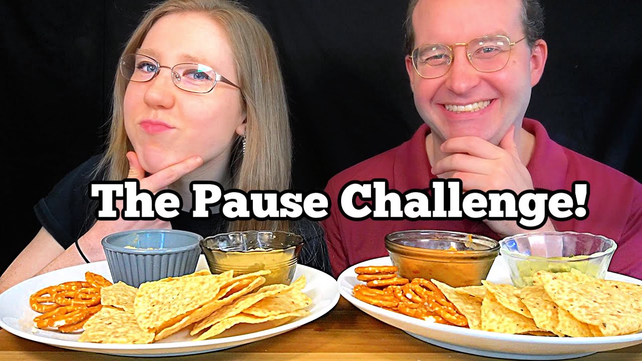 CHIPS & HUMMUS (PAUSE CHALLENGE) MUKBANG!