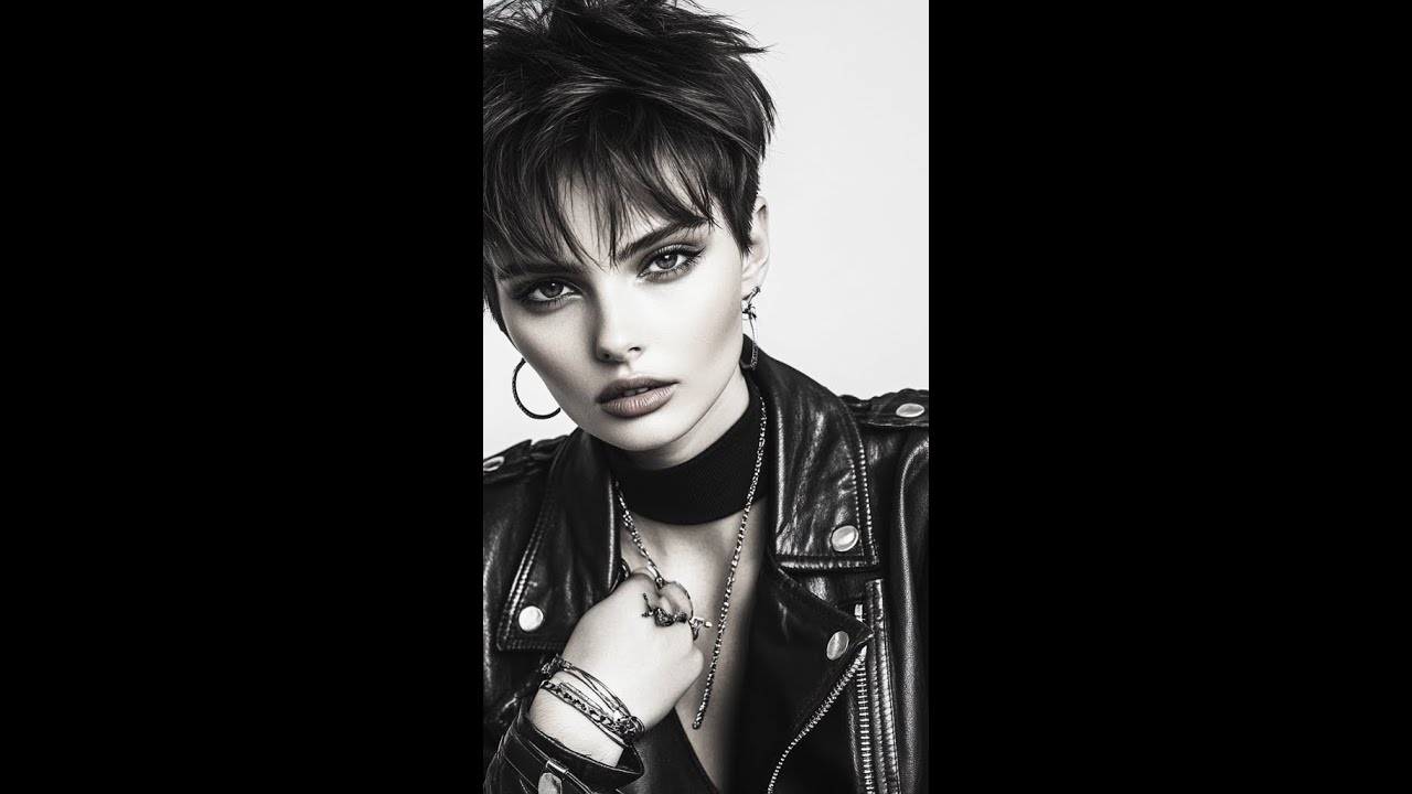 Chic Leather Jacket and Bold Accessories Showcase 