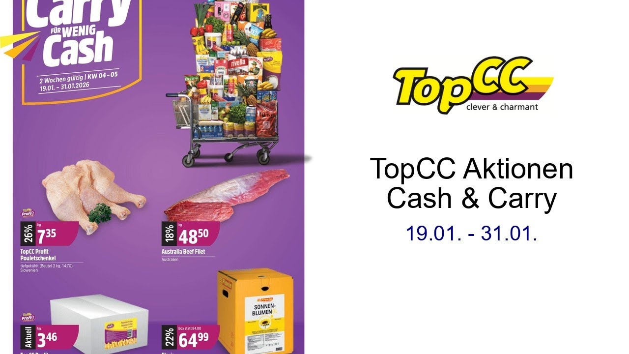TopCC Aktionen Cash & Carry 19.01. - 31.01.