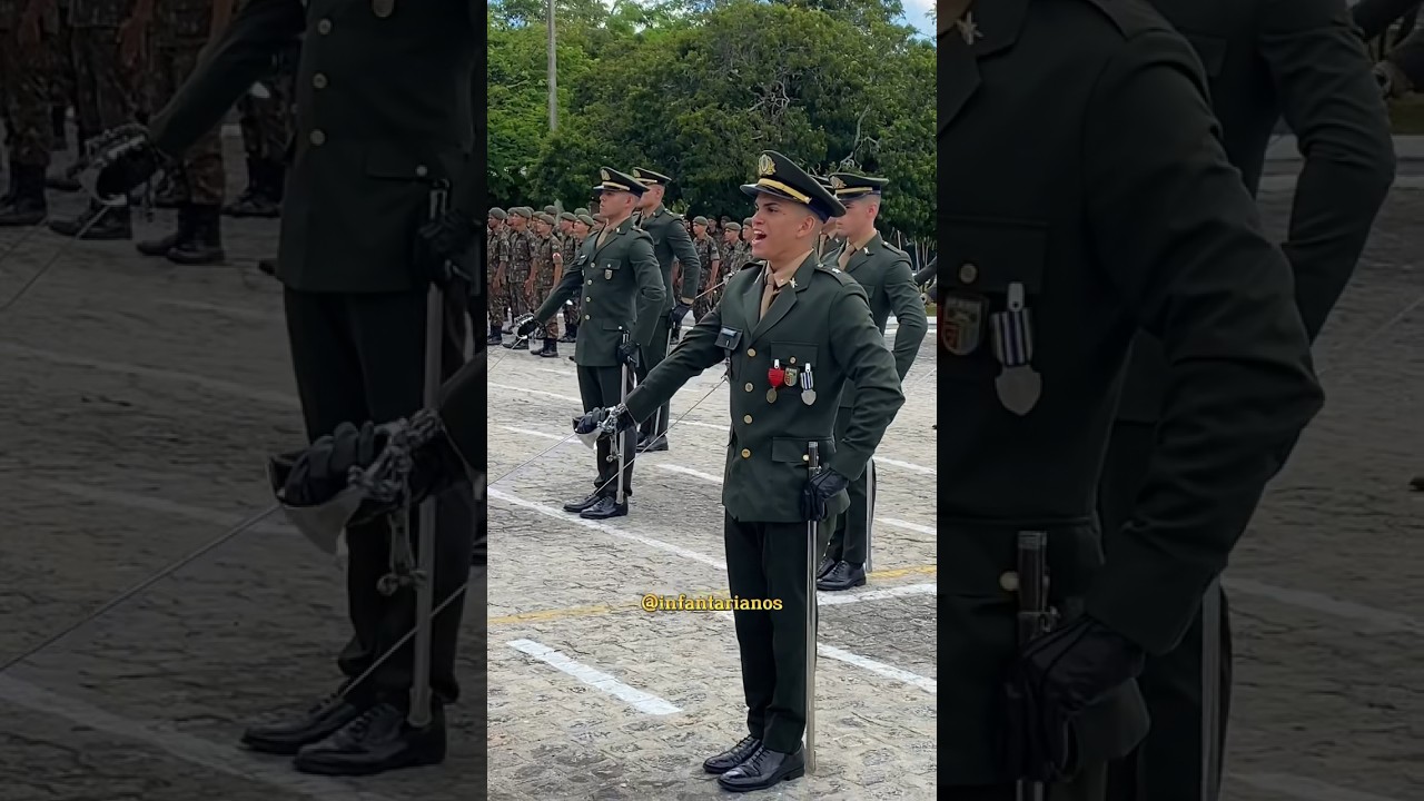 SA&Iacute;DA DOS ASPIRANTES! 🔥 #Infantarianos #Infantaria #ESA #AMAN #PQD #PQDT #Soldado #Exercito #EB