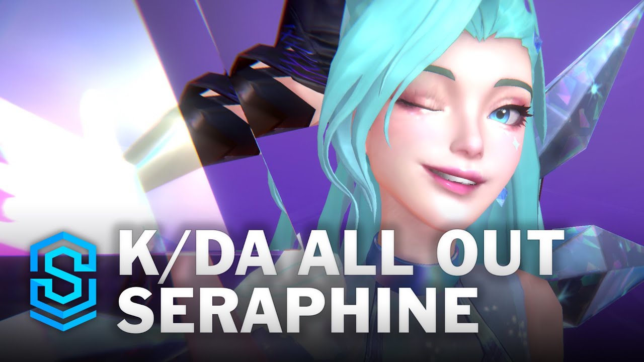 K/DA ALL OUT Seraphine Wild Rift Skin Spotlight