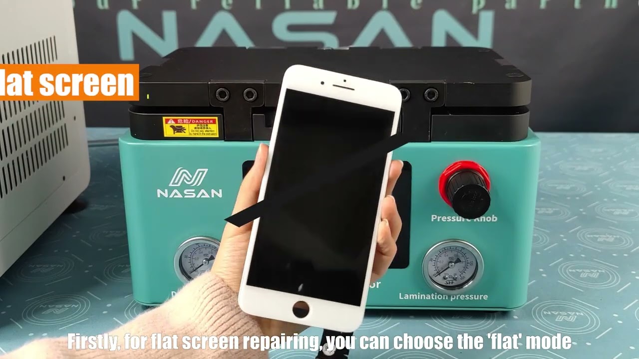 NASAN SUPA LCD Laminating Bubble Remove Machine Unboxing
