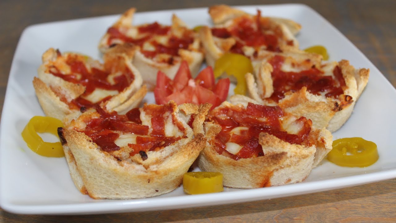 How To Make Bread Cup Pizza! ~Tasty & Quick Recipes