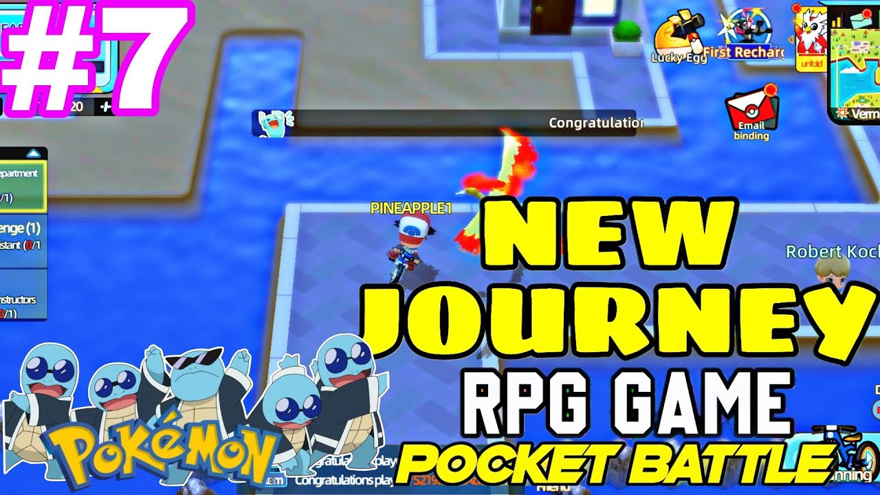 I HELPED THE SQUIRTLE GANG| POCKET BATTLE RPG GAME HINDI GAMEPLAY #pokemongameplay #pokemontcg