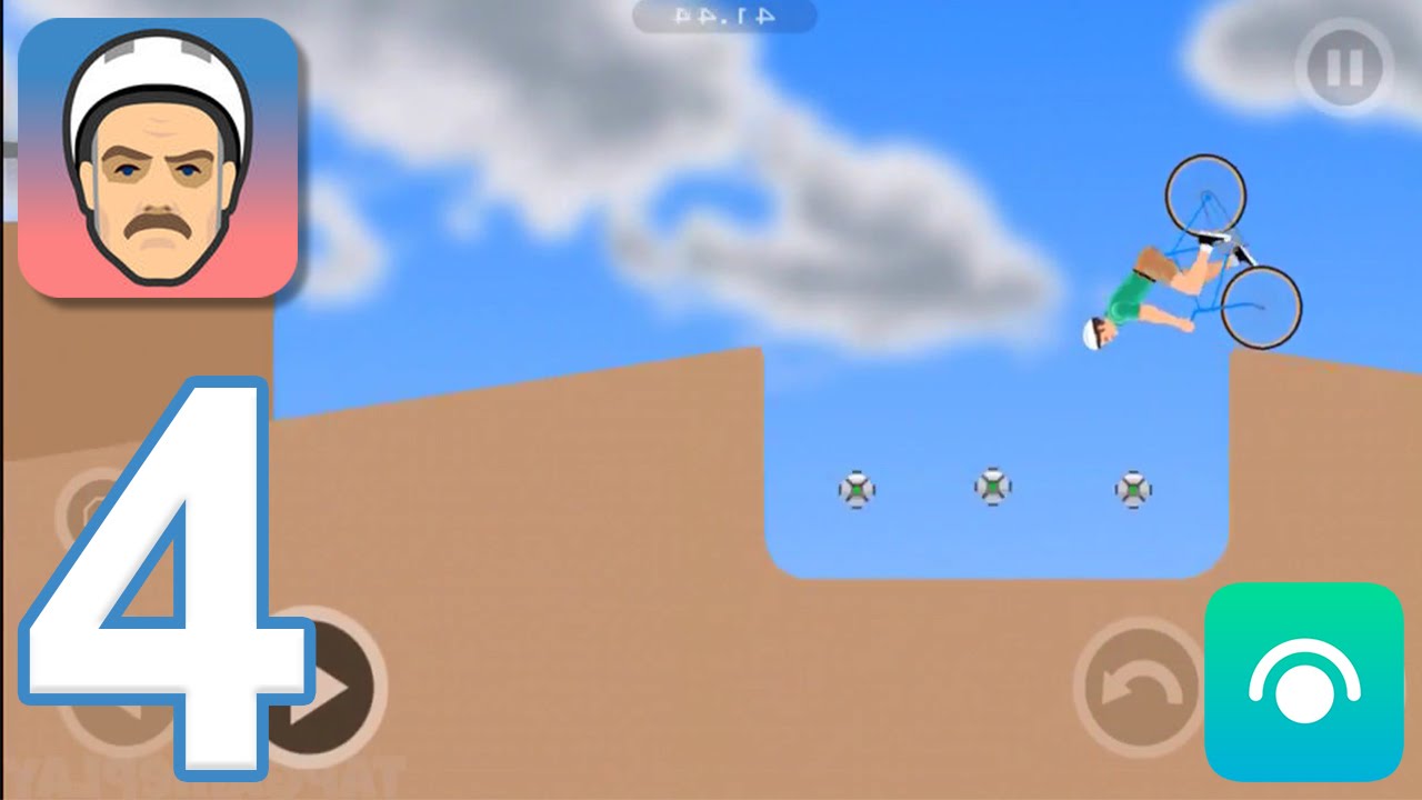 Happy Wheels Mobile - Gameplay Walkthrough Part 4 - Irresponsible Dad: Levels 1-5 (iOS, Android)