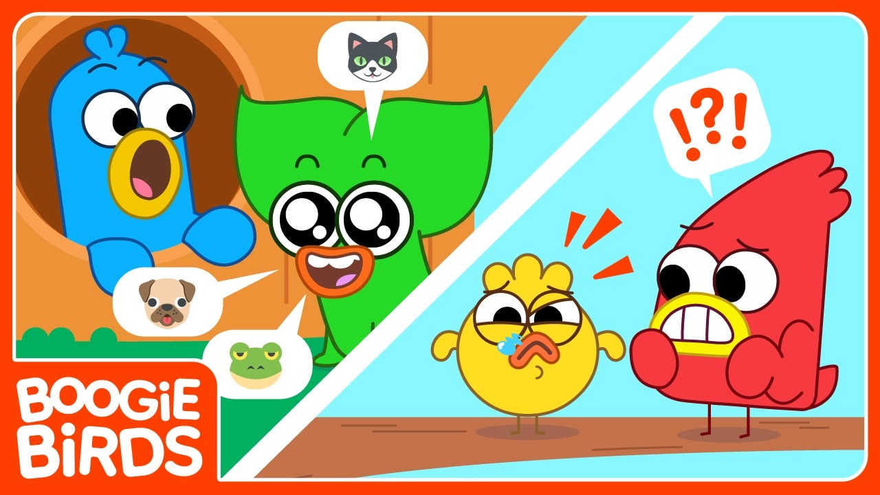 Animal Sounds | Blow Your Nose for Toddlers (Educational Cartoon Age 2–6) | Boogie Birds