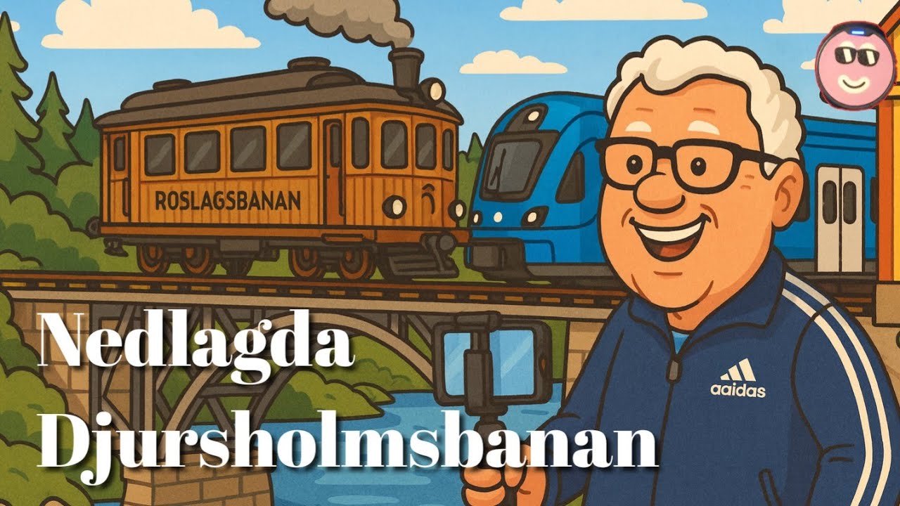 Nedlagda Djursholmsbanan En Resa Tillbaka i tiden. Promenad & Bilfärd 