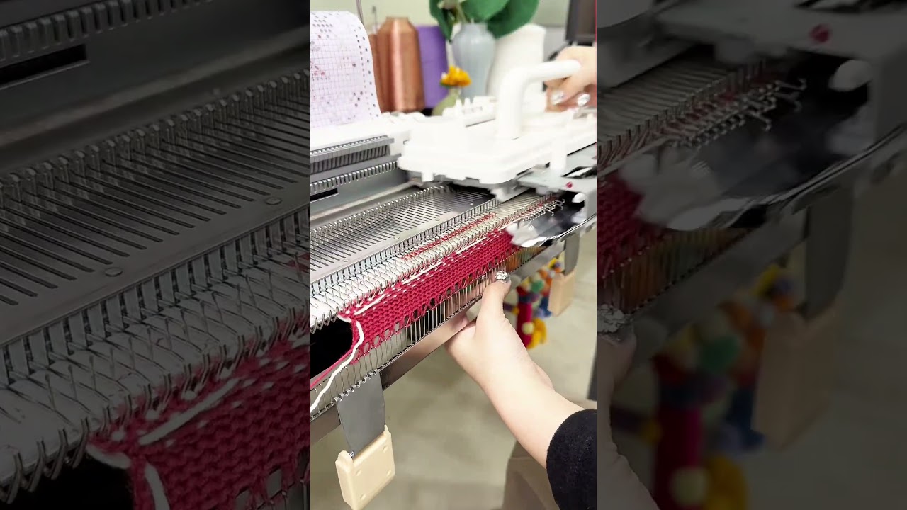 The joy of fair isle knitting? My knitting machine gives it to me!Who else agrees? 