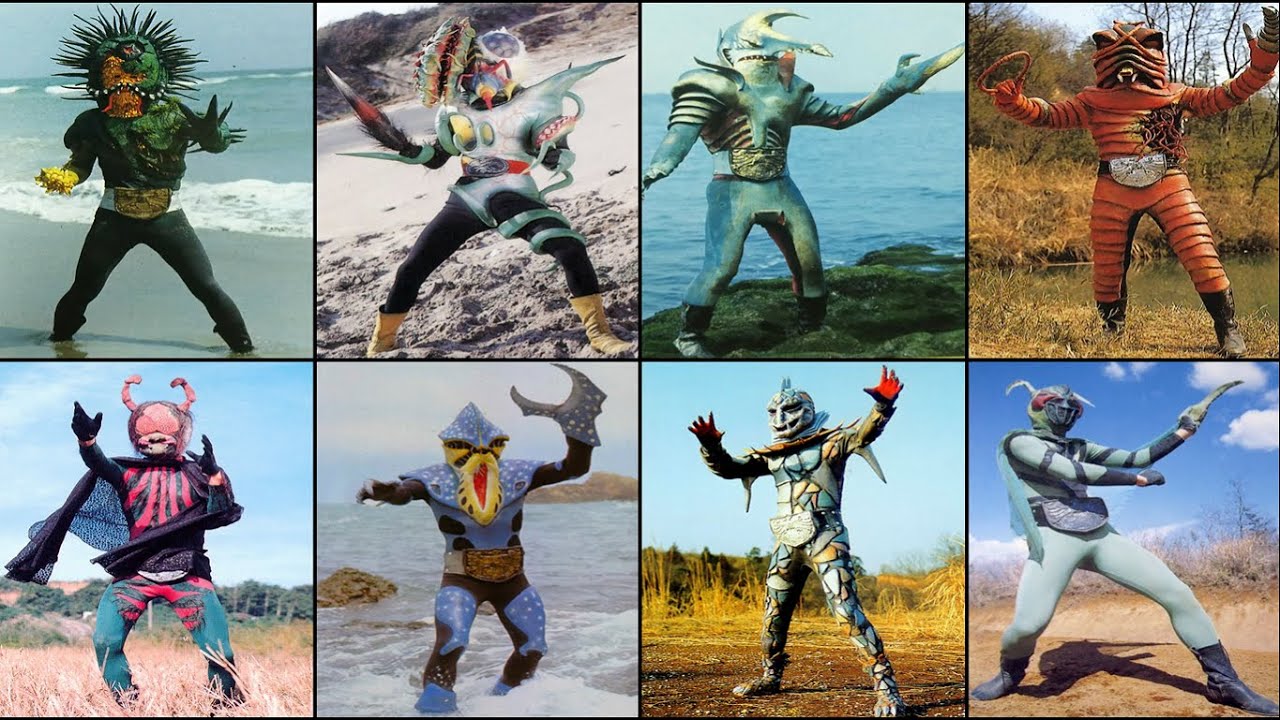 All Kamen Rider Monsters/Villains