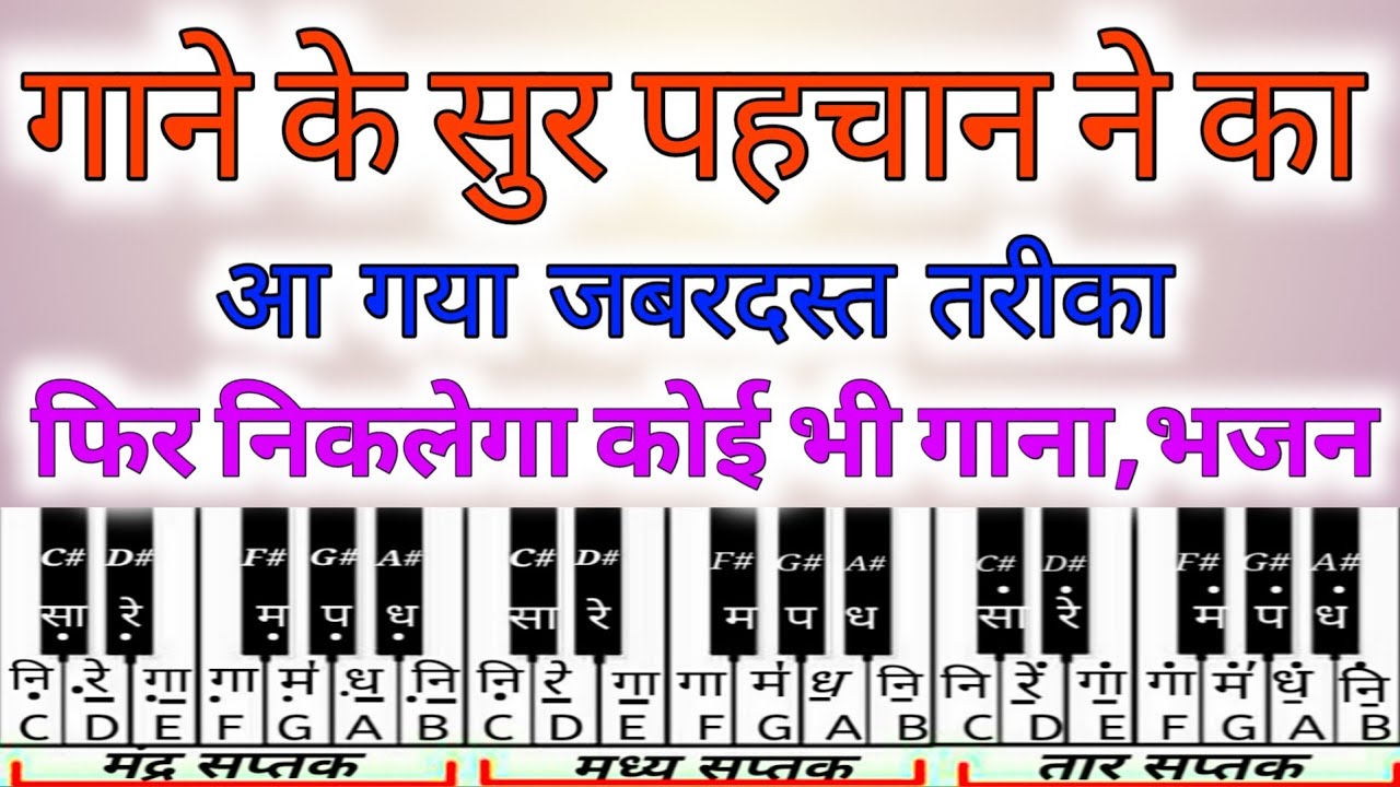 Any Song On Harmonium।100% आसान तरीका। कोई भी गाना निकालने का आ गया जबरदस्त तरीका | sur lahar