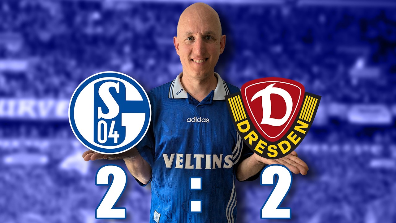 Džeko Doppelpack reicht nicht! Schalke verspielt Sieg beim 2:2 gegen Dresden