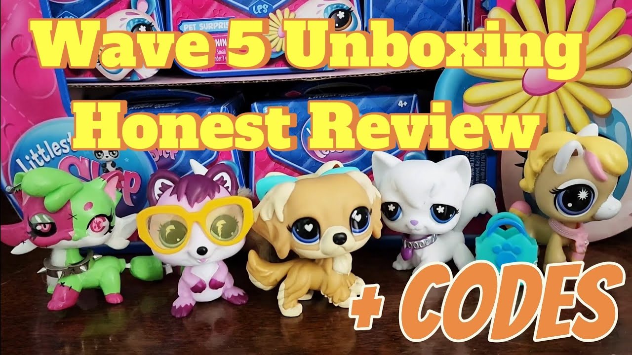 Littlest Pet Shop Wave 5 Blind Box Plus Codes ( Unboxing & Honest Review )