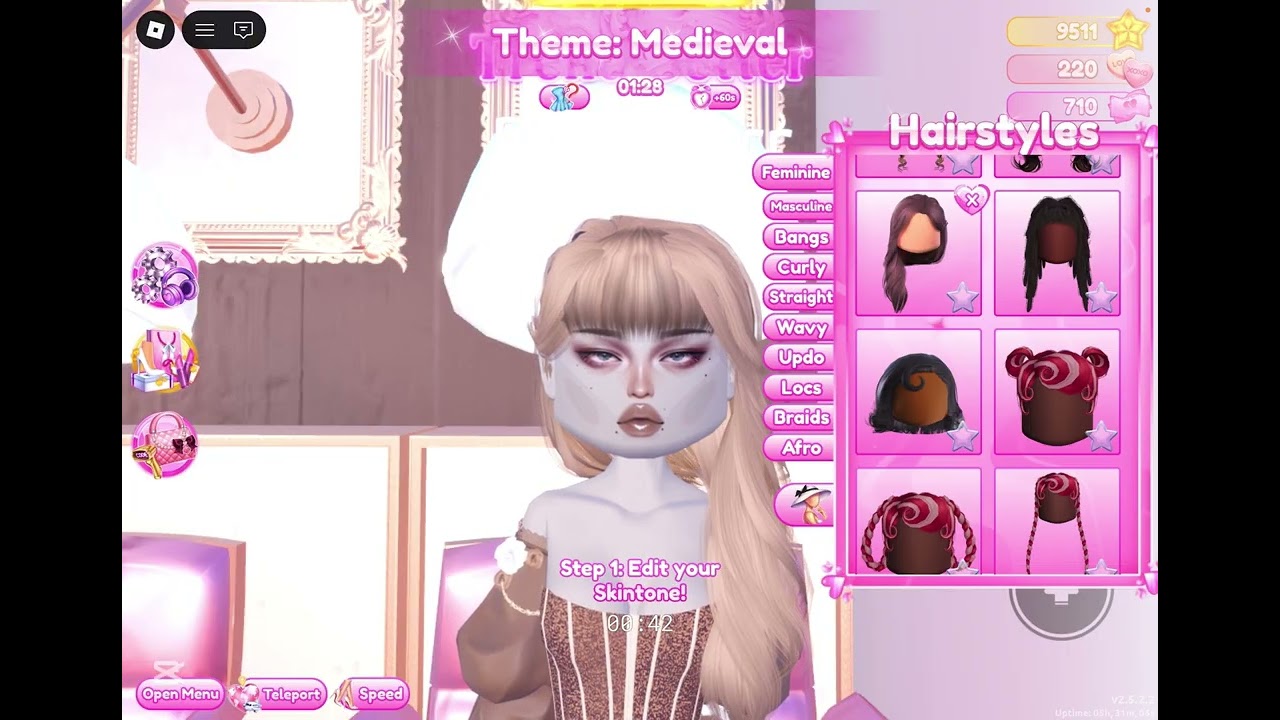 Playing dress to impress in a *CASUAL SERVER* 