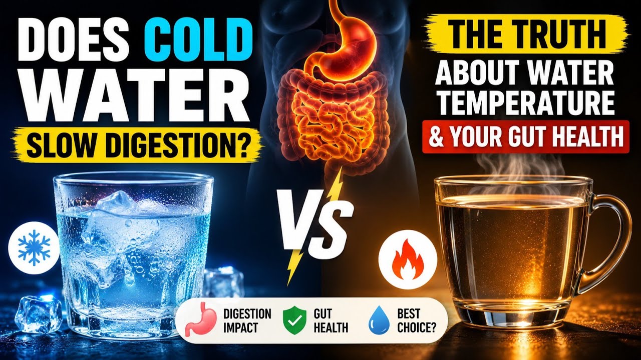 Does Cold Water Slow Digestion? The Truth About Water Temperature & Your Gut Health