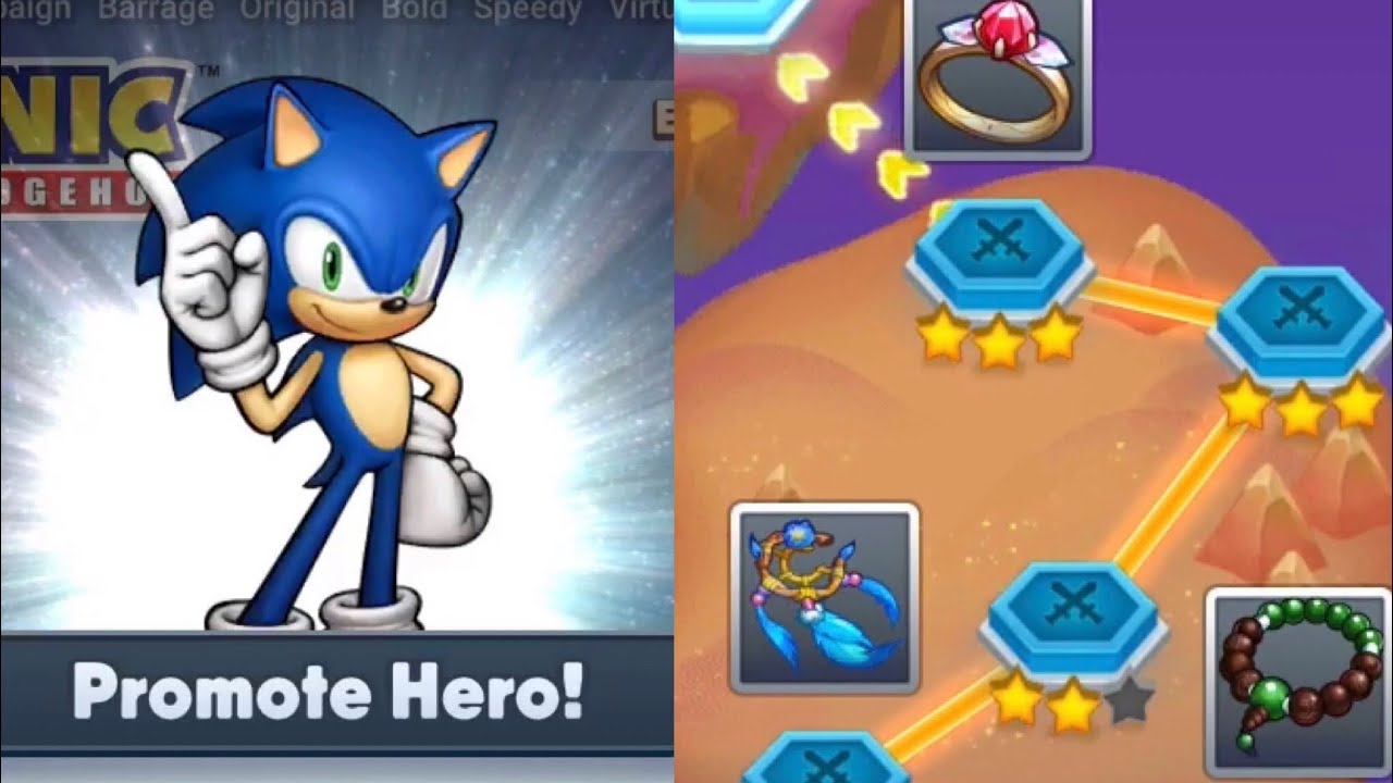 Promoting the Hedgehog 🦔-SEGA Heroes