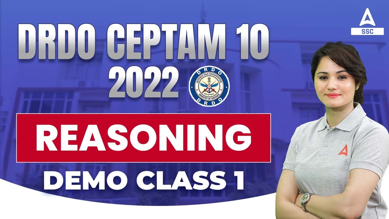 DRDO CEPTAM 10 2022 | Reasoning | DEMO 1
