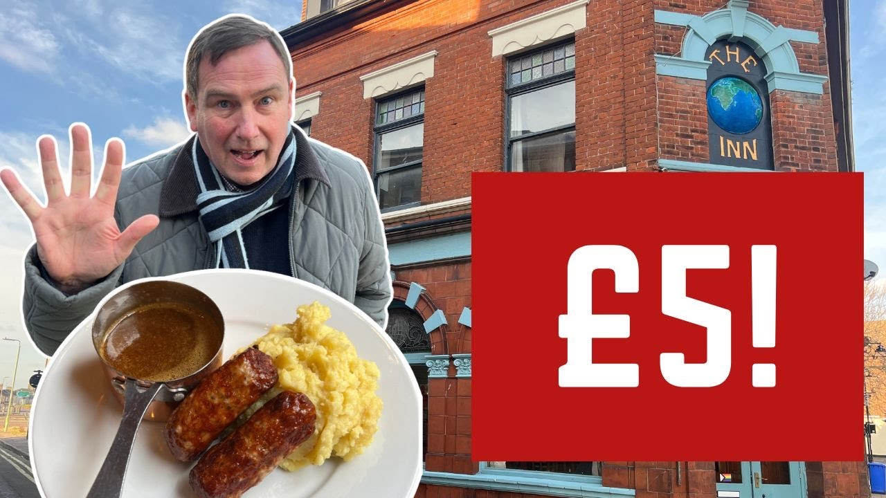 The CHEAPEST PUB in ENGLAND - £5 FOR THREE COURSES!