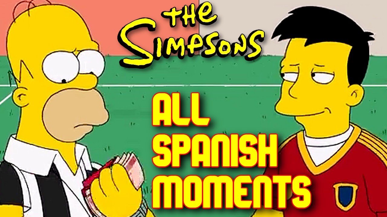 The Simpsons goes to Spain (Spanish moments) Todos los momentos españoles sobre los Simpson
