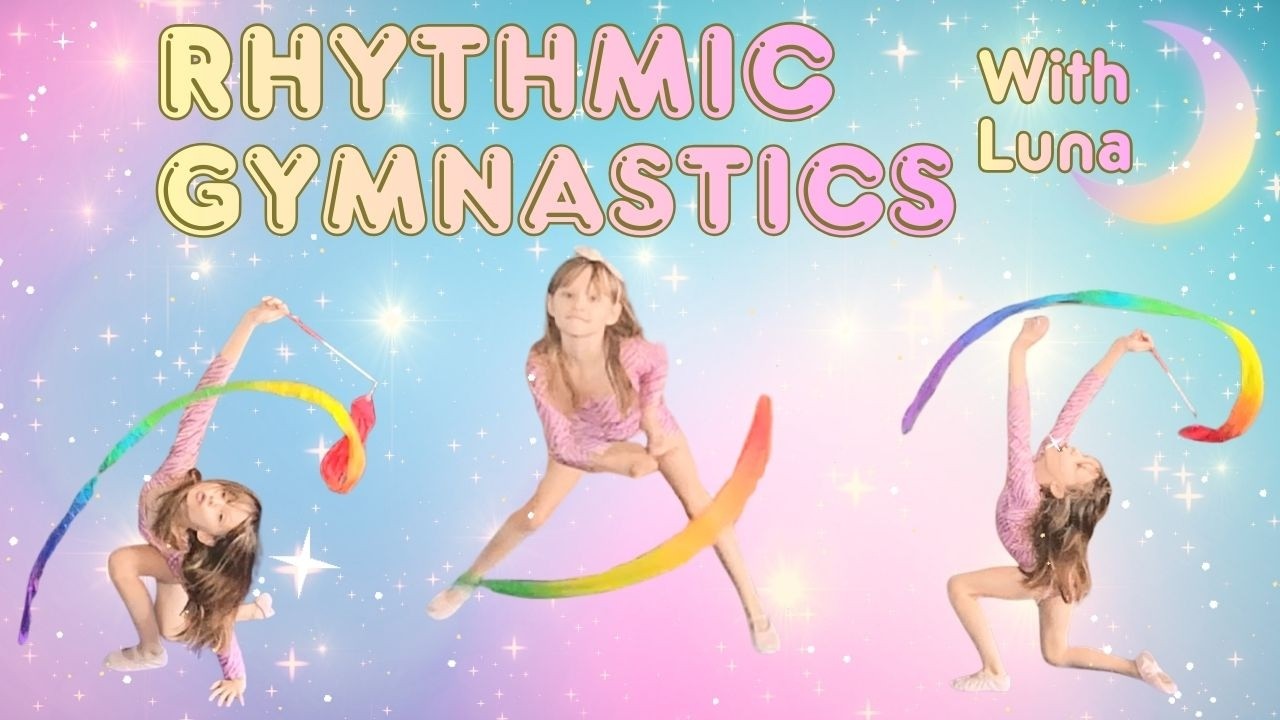 Rhythmic gymnastics with Luna part 1