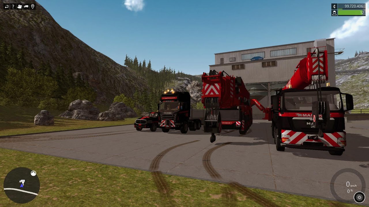 Construction-Simulator 2015 - Liebherr LTM 11200-9.1 - MAN TGX LTF 1060 - Scania R730 V8