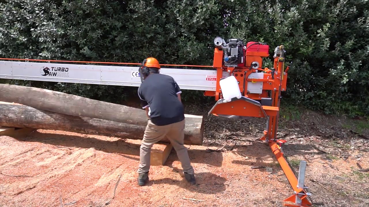 Wide boards with a Turbosawmill.