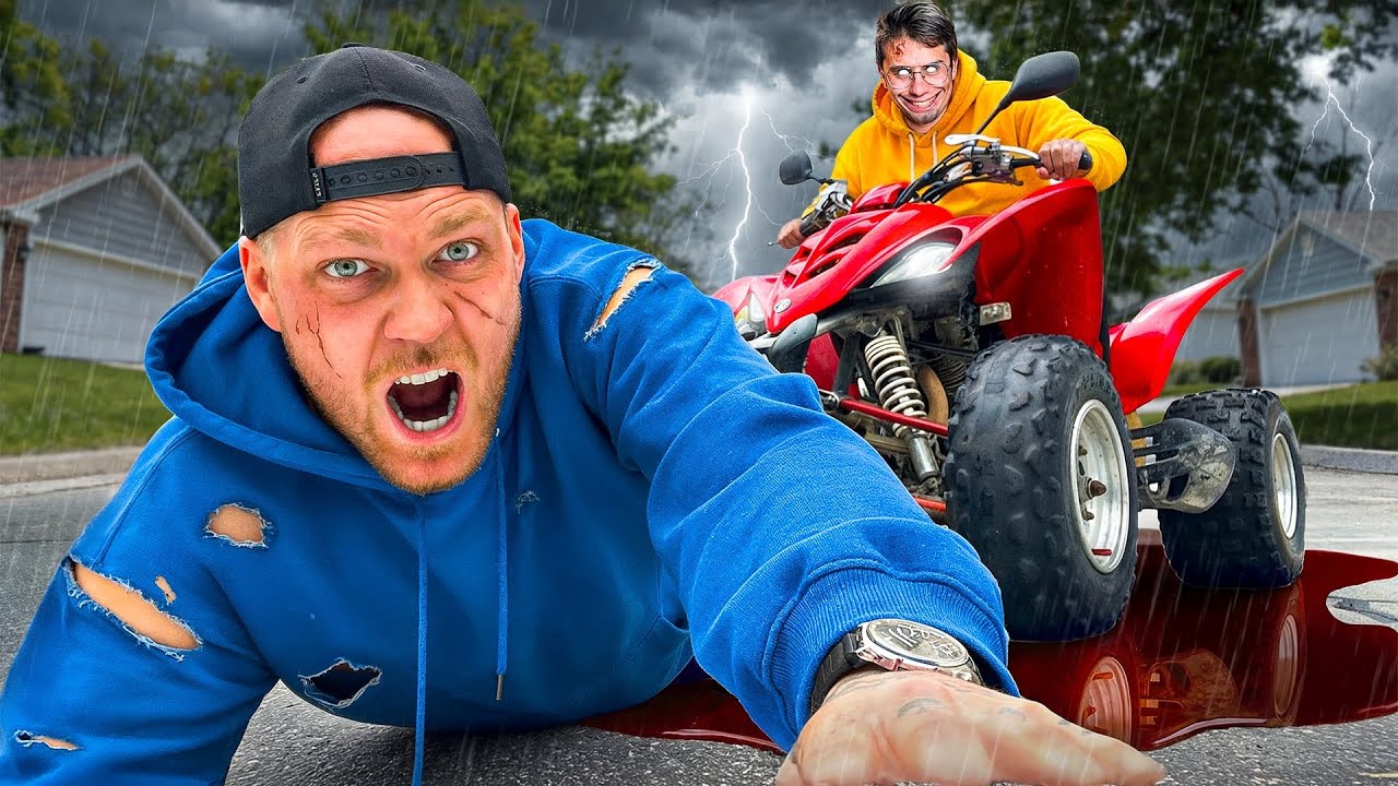 EVIL ZIPEK ROZJECHAŁ MNIE QUADEM! 