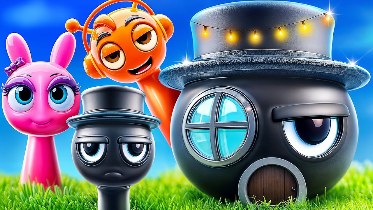 Provocarea Sprunki Incredibox! Am Construit O Casuta Pentru BLACK Din Sprunki!