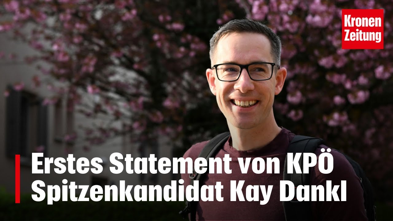 Salzburg-Wahl: Erstes Statement von KPÖ Spitzenkandidat Kay Michael Dankl | krone.tv NEWS