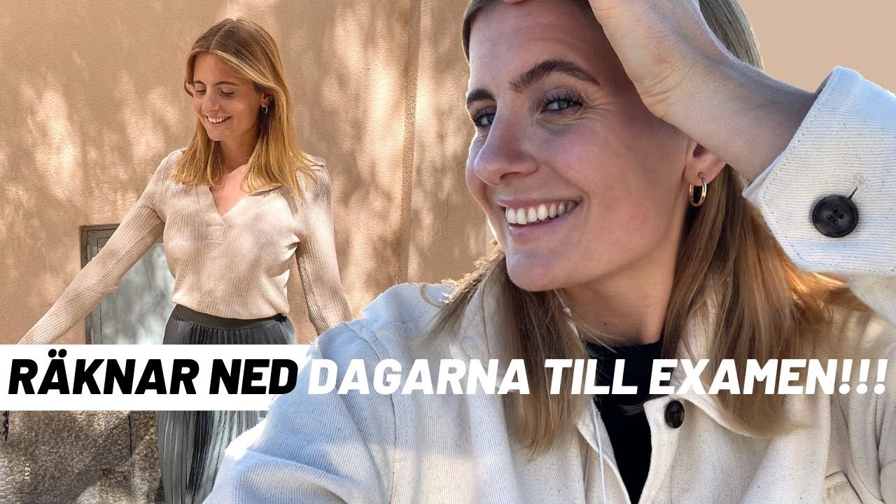 JAG TAR EXAMEN! | Juni vlogg