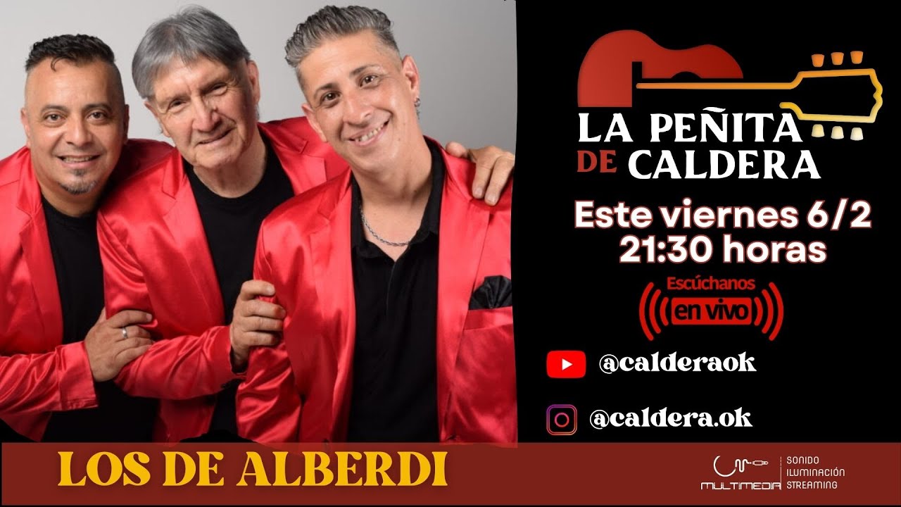 En La PEÑITA de Caldera  Los de Alberdi.