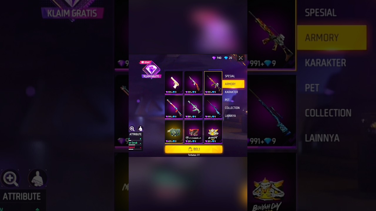 cara cepat dapat DM ungu #freefire #game
