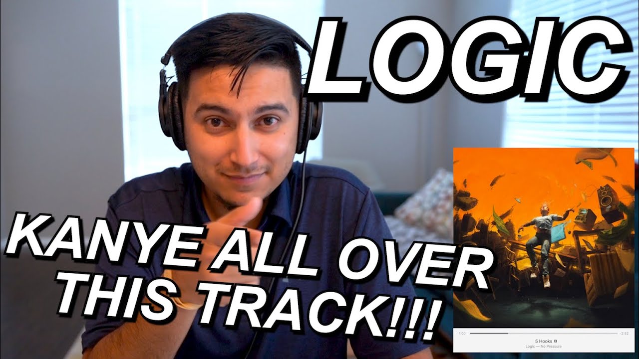 LOGIC - 5 HOOKS FIRST REACTION!! | SOOOO MANY KANYE REFERENCES!!