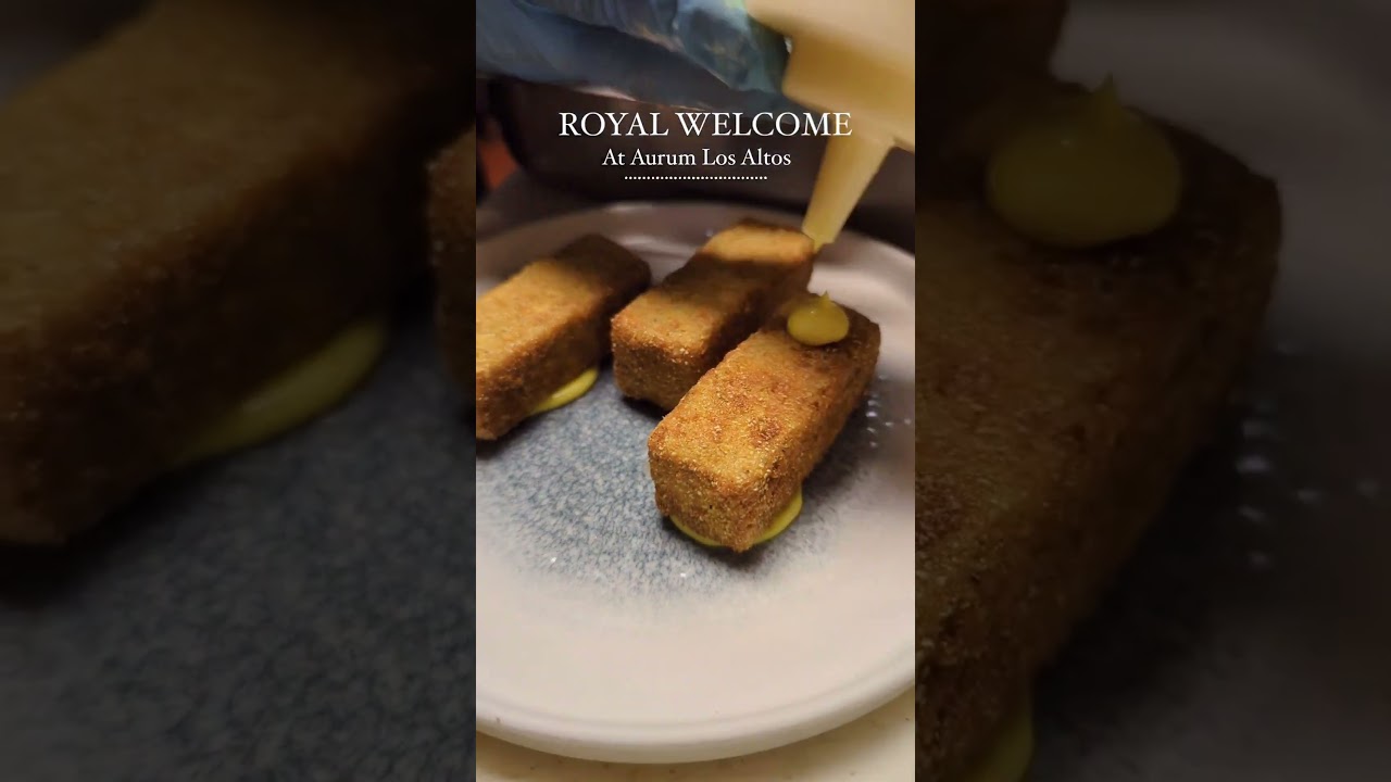 Savor the Irresistible Royal Bengal Gram Panisse  #aurumlosaltos  #bayareafoodies  #paloalto  #food